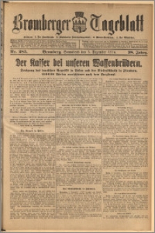 Bromberger Tageblatt. J. 38, 1914, nr 285