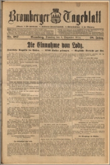 Bromberger Tageblatt. J. 38, 1914, nr 287