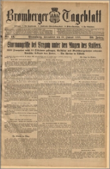 Bromberger Tageblatt. J. 39, 1915, nr 13