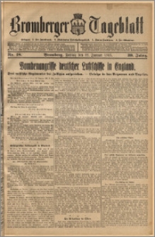 Bromberger Tageblatt. J. 39, 1915, nr 18