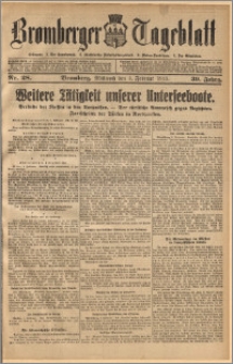 Bromberger Tageblatt. J. 39, 1915, nr 28