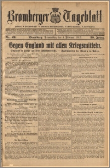 Bromberger Tageblatt. J. 39, 1915, nr 29