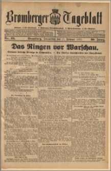 Bromberger Tageblatt. J. 39, 1915, nr 35