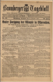 Bromberger Tageblatt. J. 39, 1915, nr 37