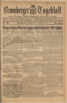 Bromberger Tageblatt. J. 39, 1915, nr 39