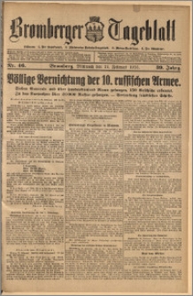 Bromberger Tageblatt. J. 39, 1915, nr 46