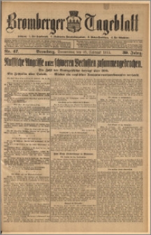 Bromberger Tageblatt. J. 39, 1915, nr 47