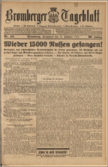 Bromberger Tageblatt. J. 39, 1915, nr 49