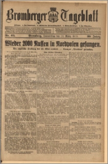 Bromberger Tageblatt. J. 39, 1915, nr 65