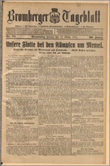 Bromberger Tageblatt. J. 39, 1915, nr 72