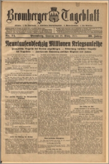 Bromberger Tageblatt. J. 39, 1915, nr 74