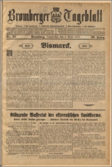 Bromberger Tageblatt. J. 39, 1915, nr 77