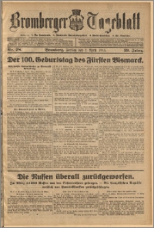 Bromberger Tageblatt. J. 39, 1915, nr 78