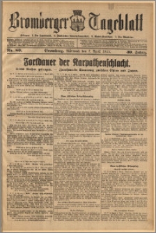Bromberger Tageblatt. J. 39, 1915, nr 80