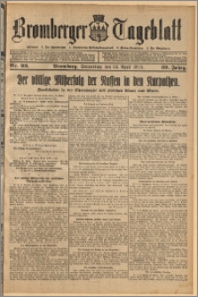 Bromberger Tageblatt. J. 39, 1915, nr 93