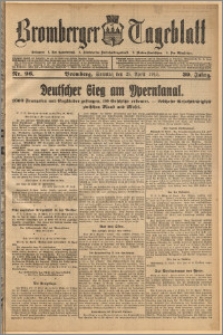 Bromberger Tageblatt. J. 39, 1915, nr 96