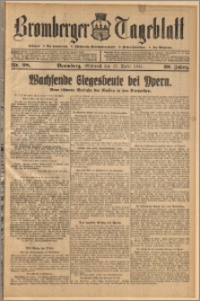 Bromberger Tageblatt. J. 39, 1915, nr 98