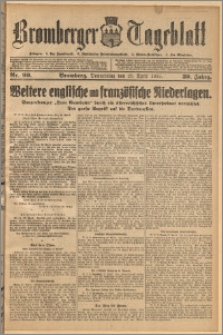 Bromberger Tageblatt. J. 39, 1915, nr 99