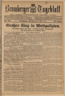 Bromberger Tageblatt. J. 39, 1915, nr 104