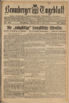 Bromberger Tageblatt. J. 39, 1915, nr 114