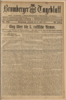Bromberger Tageblatt. J. 39, 1915, nr 173