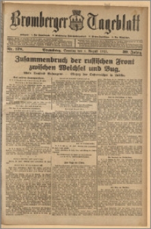 Bromberger Tageblatt. J. 39, 1915, nr 178