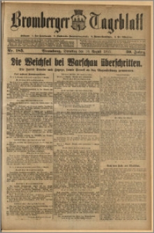 Bromberger Tageblatt. J. 39, 1915, nr 185