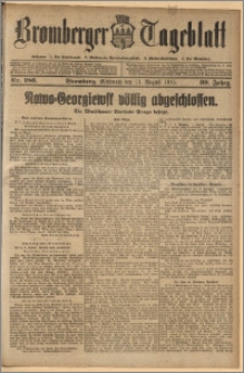 Bromberger Tageblatt. J. 39, 1915, nr 186