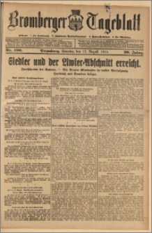 Bromberger Tageblatt. J. 39, 1915, nr 190