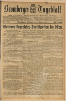 Bromberger Tageblatt. J. 39, 1915, nr 192