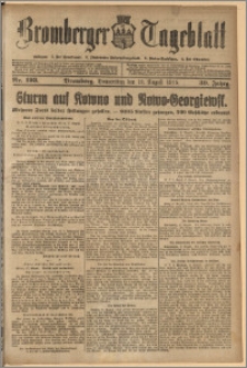 Bromberger Tageblatt. J. 39, 1915, nr 193