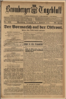 Bromberger Tageblatt. J. 39, 1915, nr 205