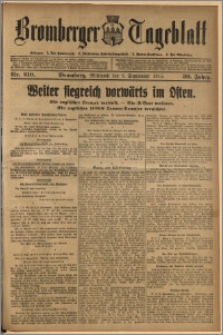 Bromberger Tageblatt. J. 39, 1915, nr 210