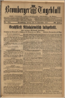Bromberger Tageblatt. J. 39, 1915, nr 212