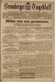 Bromberger Tageblatt. J. 39, 1915, nr 221