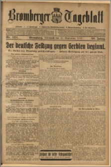 Bromberger Tageblatt. J. 39, 1915, nr 222