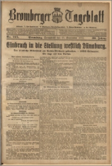 Bromberger Tageblatt. J. 39, 1915, nr 225