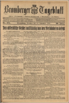 Bromberger Tageblatt. J. 39, 1915, nr 274