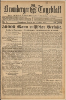 Bromberger Tageblatt. J. 40, 1916, nr 7