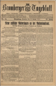 Bromberger Tageblatt. J. 40, 1916, nr 14