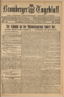 Bromberger Tageblatt. J. 40, 1916, nr 18