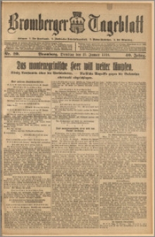 Bromberger Tageblatt. J. 40, 1916, nr 20