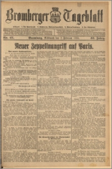 Bromberger Tageblatt. J. 40, 1916, nr 27