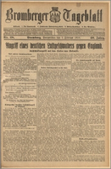 Bromberger Tageblatt. J. 40, 1916, nr 28