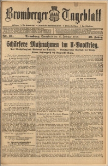 Bromberger Tageblatt. J. 40, 1916, nr 36