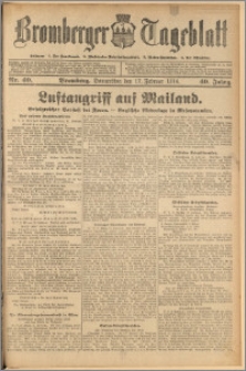 Bromberger Tageblatt. J. 40, 1916, nr 40