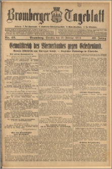 Bromberger Tageblatt. J. 40, 1916, nr 43