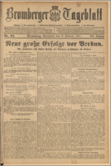 Bromberger Tageblatt. J. 40, 1916, nr 48