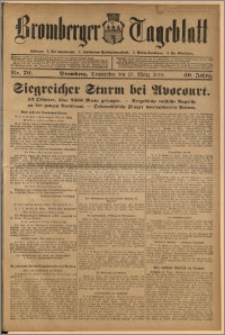 Bromberger Tageblatt. J. 40, 1916, nr 70