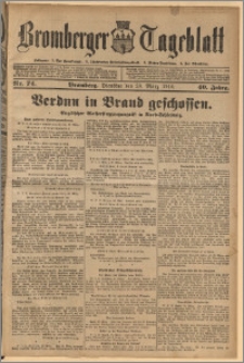 Bromberger Tageblatt. J. 40, 1916, nr 74